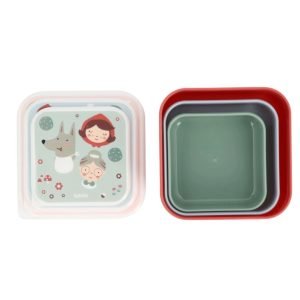 TUTETE 3 cajas almuerzo Little Red