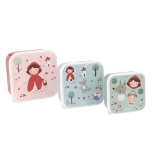 TUTETE 3 cajas almuerzo Little Red