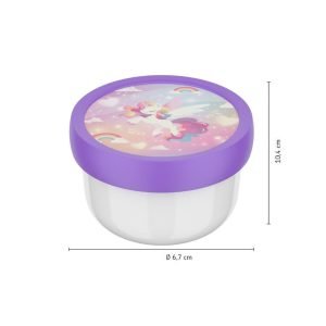 MEPAL caja fruta Campus Unicornio Glow