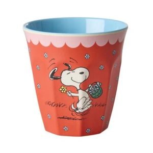 RICE vaso medium Snoopy Red