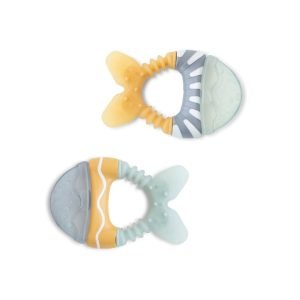 SARO 2 mordedores pez Azul Mist