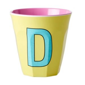 RICE Vaso Mediano Melamina Soft Yellow D
