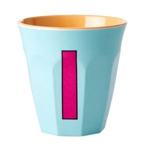 RICE Vaso Mediano Melamina Soft Blue I
