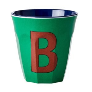 RICE Vaso Mediano Melamina Dark Green B