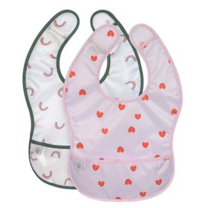 LÄSSIG 2 baberos Waterproof Happy Love