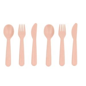 TUTETE pack de 6 cubiertos Light Pink