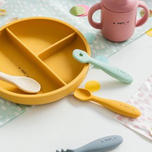 SARO Plato con secciones Food & Fun Menta