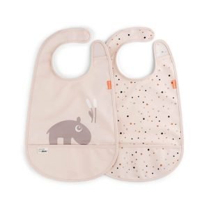 DONE BY DEER 2 baberos velcro Ozzo Powder