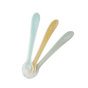 SARO Set de 3 cucharas de silicona Menta