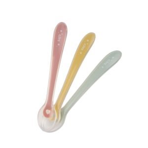 SARO Set de 3 cucharas de silicona Rosa