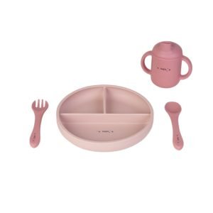 SARO Set de alimentación Food & Fun Rosa