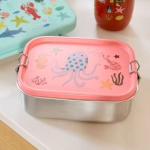RICE caja de almuerzo Acero Ocean Coral