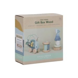 LITTLE DUTCH Caja regalo madera Forest Friends