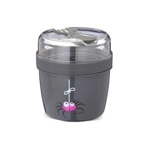 CARL OSCAR Fiambrera Snack N’ice Cup L Araña Grey