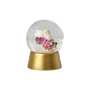 RICE Snow Globe Xmas Santa
