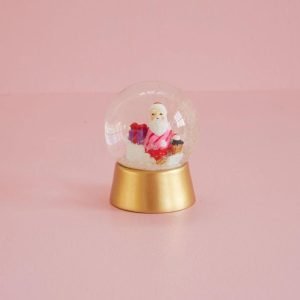 RICE Snow Globe Xmas Santa