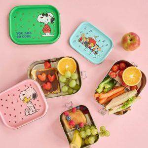 RICE caja de almuerzo Large Green Snoopy