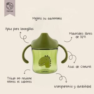 TRIXIE Vaso con asas Dino