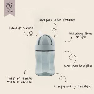 TRIXIE Vaso con pajita Sharck
