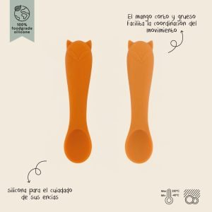 TRIXIE First baby cuchara 2-pack Fox