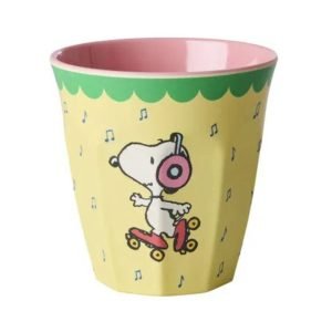 RICE vaso medium Snoopy Yellow
