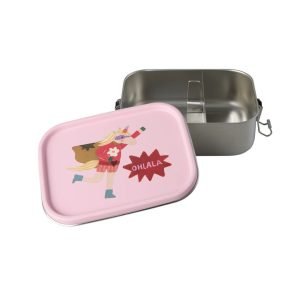 RICE caja de almuerzo Acero Hero Cream Pink