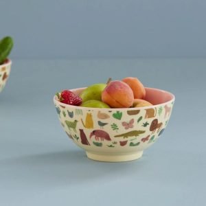 RICE bol Soft Pink Sweet Jungle Print