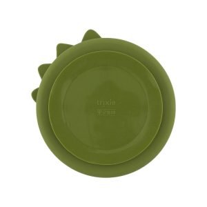 TRIXIE Plato con ventosa y divisiones Dino