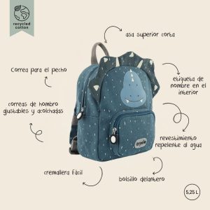 TRIXIE Mochila Small Triceratops