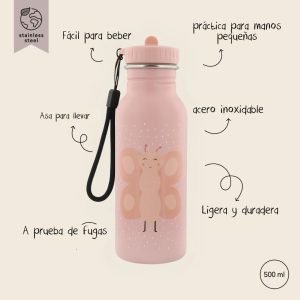TRIXIE Botella de Acero 500ml Butterfly