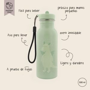 TRIXIE Botella de Acero 500ml Dragón