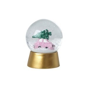 RICE Snow Globe Xmas Car