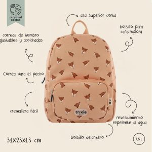 TRIXIE mochila Fierce Fox