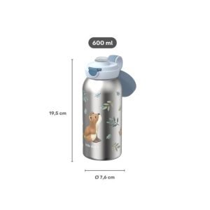 MEPAL Botella acero Flip Cap 600ml Forest