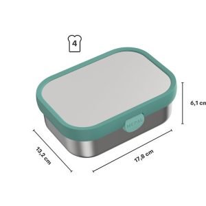 MEPAL caja almuerzo Midi Campus Acero menta