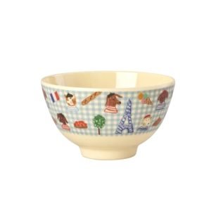RICE bol pequeño Paris Blue