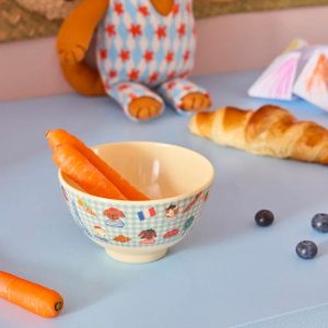 RICE bol pequeño Paris Blue