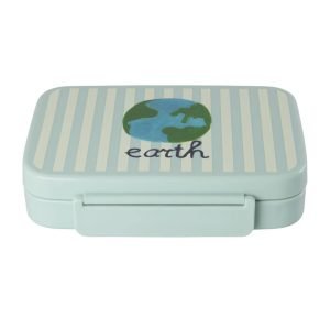 RICE caja almuerzo 6 separadores ABC Blue