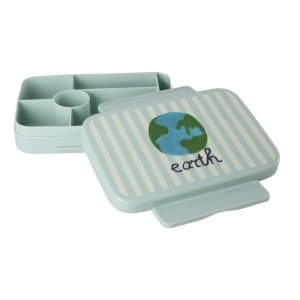 RICE caja almuerzo 6 separadores ABC Blue