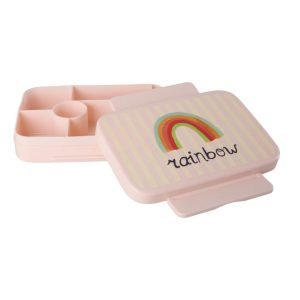 RICE caja almuerzo 6 separadores ABC Pink