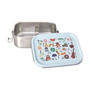 RICE caja de almuerzo Acero ABC Blue