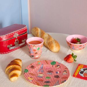RICE vaso mediano Paris Red