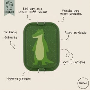 TRIXIE Caja almuerzo Large Alligator