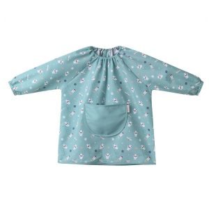 TUTETE bata escolar con Bolsillo Central Multi Pandas